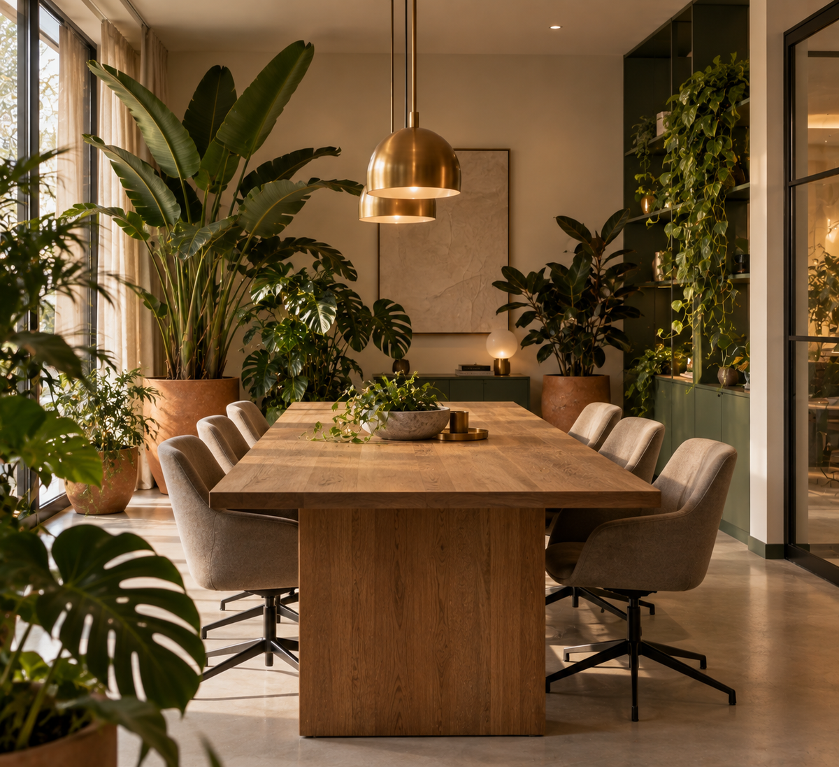 Tropisch interieur