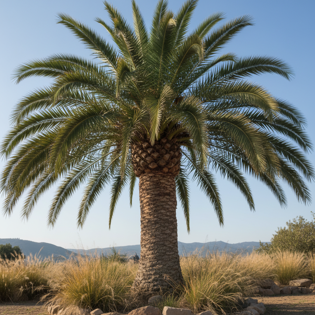 Jubaea chilensis 1024x1024. Niet van echt te onderscheiden